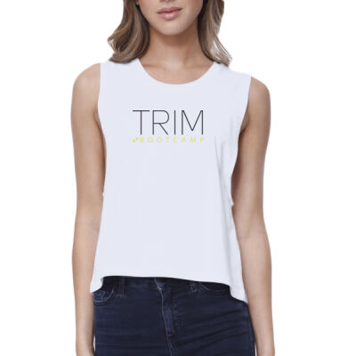 Racerback Crop Muscle Tank Thumbnail