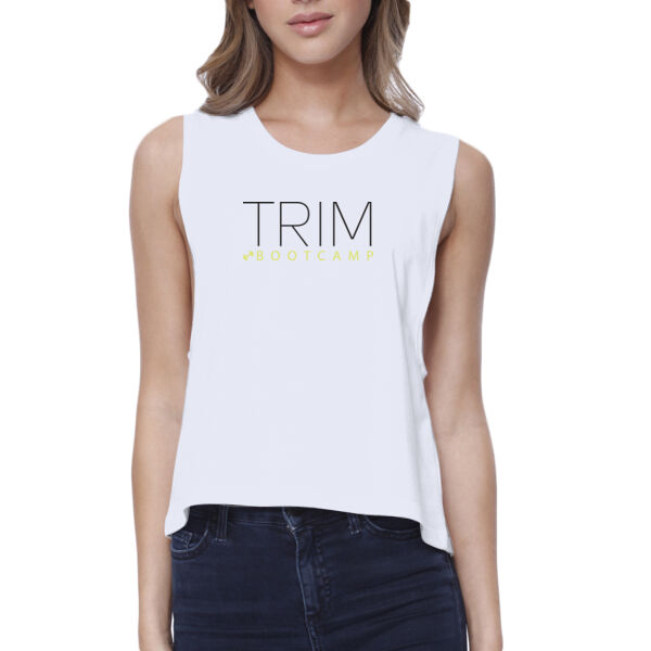 Racerback Crop Muscle Tank Thumbnail