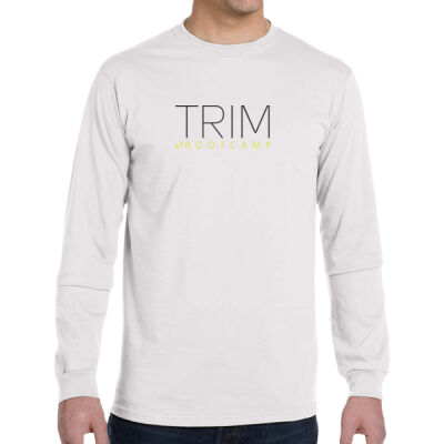 Classic Unisex Cotton Long Sleeve - White Thumbnail